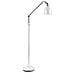 105022 - Lampada Da Lettura In Metallo, E27, 53 X 152 Cm, Colore: Bianco - Foto miniatura 1