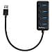 Hub USB 3.0 a 4 porte - 4x USB-A con Swith On / Off Individuale - Foto miniatura 1
