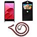 Catena Di Telefoni Cellulari Compatibile Con Asus Zenfone 4 Selfie Pro In Colorful Parrot - Coperchio Protettivo In Silicone Con Anelli D'argento, Cinturino In Corda E Custodia Staccabile - Foto miniatura 7
