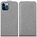 Custodia Compatibile Con Apple Iphone 12 Pro Max In Grigio Titanio - Coperchio Protettivo In Design Flip Con Chiusura Magnetica - Foto miniatura 8
