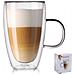 Vetro Termico 430ml Con Doppia Rete Per Latte - Foto miniatura 1