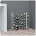 Portabottiglie Per 36 Bottiglie Metallo Bianco - Foto miniatura 1