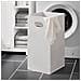 Mobile Porta Biancheria Per Bagno Con Cesto Armadietto Da Bagno Con Portabiancheria Bianco 60x37x86cm Bzr105-w - Foto miniatura 5