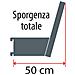 Staffe Per Fissaggio Testata Luminosa Ai Montanti, 2 Pz - L - 38 Cm - Foto miniatura 2