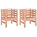 Sedie Da Giardino 2pz 61,5x53x71 Cm Legno Massello Di Douglas - Foto miniatura 2