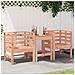 Sedie Da Giardino 2pz 61,5x53x71 Cm Legno Massello Di Douglas - Foto miniatura 1