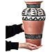 Vaso Decorativo Siak Ceramica 40 Cm Marrone - Foto miniatura 6