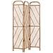 Paravento 3 Pannelli Rattan Naturale 106 X 180 Cm Cosenza - Foto miniatura 8