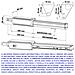Motore Elettromeccanico Attuatore 24 Vcc Corsa 300 Mm Ricambio Cancello Automatico Anta 2 Metri Sblocco A Chiave Ricam - Foto miniatura 3