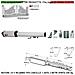 Motore Elettromeccanico Attuatore 24 Vcc Corsa 300 Mm Ricambio Cancello Automatico Anta 2 Metri Sblocco A Chiave Ricam - Foto miniatura 1