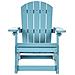 Sedia A Dondolo Per Bambini Azzurro Adirondack - Foto miniatura 2