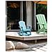 Sedia A Dondolo Per Bambini Azzurro Adirondack - Foto miniatura 1