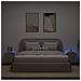 Mobili TV a Parete con Luci LED 2pz Grigio Sonoma 40,5x35x40 cm - Foto miniatura 6
