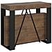 Consolle allungabile 90x40/300cm Zamat noce telaio antracite - Foto miniatura 1