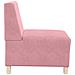 Divano Sedia Rosa 55 cm Velluto - Foto miniatura 3