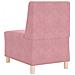 Divano Sedia Rosa 55 cm Velluto - Foto miniatura 6