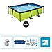 Piscina Fuori Terra - Rettangolo - 220x150x65 Cm - Groen - Include Accessori Coordinati Cb2 - Foto miniatura 1