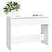 Lusso Casadino -  Tavolo Consolle Bianco 100x35x76,5 Cm In Truciolato - Foto miniatura 2