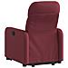 Lusso Casadino -  Poltrona Alzapersona Reclinabile Elettrica Rosso Vino Tessuto - Foto miniatura 3