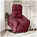 Lusso Casadino -  Poltrona Alzapersona Reclinabile Elettrica Rosso Vino Tessuto - Foto miniatura 8