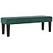 Letto Box Spring con Materasso e Panca Verde Scuro 140x200 cm Velluto - Foto miniatura 6