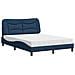 Letto con Materasso Blu 120x200 cm in Tessuto - Foto miniatura 1