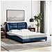 Letto con Materasso Blu 120x200 cm in Tessuto - Foto miniatura 3