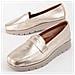Purapier Moccasin Meilis Gold Oro Pelle Naturale - Foto miniatura 1