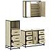 Set Mobili da Bagno 3 pz Rovere Sonoma in Legno Multistrato - Foto miniatura 6