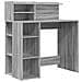 Scrivania con Ripiano Grigia Sonoma 90x48x101.5 cm Legno ingegnerizzato - Foto miniatura 1