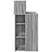 Scrivania con Ripiano Grigia Sonoma 90x48x101.5 cm Legno ingegnerizzato - Foto miniatura 5