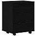 Mobile Nero Rovere 46x36x59 cm in legno ingegnerizzato di - Foto miniatura 6
