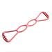 Fascia Elastica Yoga A 8 Per Stretching E Allenamento - Silicone, Portatile Pink - Foto miniatura 1