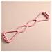 Fascia Elastica Yoga A 8 Per Stretching E Allenamento - Silicone, Portatile Pink - Foto miniatura 2