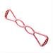 Fascia Elastica Yoga A 8 Per Stretching E Allenamento - Silicone, Portatile Pink - Foto miniatura 3