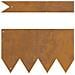Bordure per prato 50 pcs Marrone 100 x 0.5 x 15 cm - Foto miniatura 4