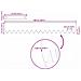 Bordure per prato 50 pcs Marrone 100 x 0.5 x 15 cm - Foto miniatura 7