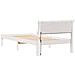 Struttura del letto Bianco 90 x 200 cm Legno di pino massello - Foto miniatura 7