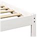 Struttura del letto Bianco 90 x 200 cm Legno di pino massello - Foto miniatura 8