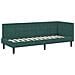 Cornice del letto ad angolo Verde Scuro 80 cm x 200 cm Velluto - Foto miniatura 1
