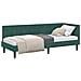 Cornice del letto ad angolo Verde Scuro 80 cm x 200 cm Velluto - Foto miniatura 3
