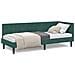 Cornice del letto ad angolo Verde Scuro 80 cm x 200 cm Velluto - Foto miniatura 4