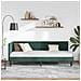 Cornice del letto ad angolo Verde Scuro 80 cm x 200 cm Velluto - Foto miniatura 5