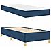 Letto a molle Blu e Marrone e Bianco 80 x 200 cm Tessuto - Foto miniatura 6