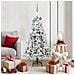 Albero di Natale Artificiale con Rami Pieghevoli Bianco 150 cm - Foto miniatura 2