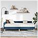 Struttura Letto Angolare con Materasso 2 pcs Blu Tessuto - Foto miniatura 3
