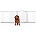 Bettacare Cancelletto Per Cani Con Parte Superiore Incurvata, 216cm - 225cm, Bianco Opaco - Foto miniatura 1