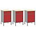 Set di mobili da lavoro con cassetto con blocco 8 pcs Rosso - Foto miniatura 6