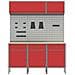 Set di mobili da lavoro con cassetto con blocco 8 pcs Rosso - Foto miniatura 8