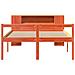 Letto Libreria senza Materasso Marrone Cera 140x200 cm Legno - Foto miniatura 4